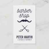 kapperszaak | snor | Scheren en knippen Visitekaartje (Voorkant)