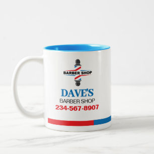 Kapperszaak Tweekleurige Koffiemok