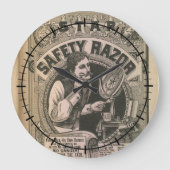 kapperszaak veiligheidsscheermes grote klok (Voorkant)