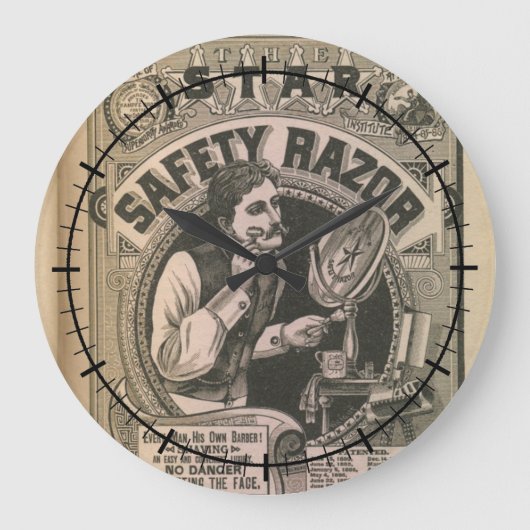  kapperszaak veiligheidsscheermes grote klok (Voorkant)