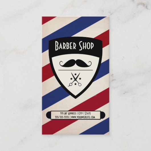 Kapperszaak visitekaartje (Voorkant)