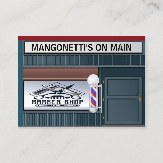 Kapperszaak visitekaartje (Voorkant)