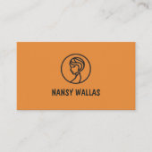 Kappervisitekaartje Visitekaartje (Voorkant)