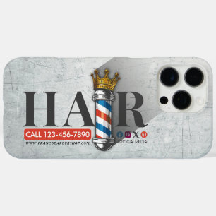 Kapperzaak King Crown Kapper Paal Kappersalon iPhone 16 Pro Max Hoesje