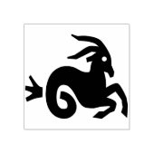 kapricorn - geitenstempel rubberstempel (Afrduk)