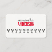 Kapsalon Afsprakenkaartje (Voorkant)