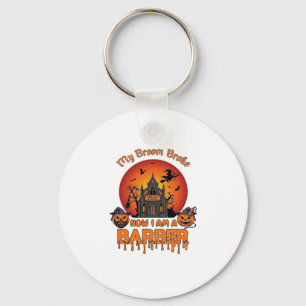 Kapsalon Bezem Gebroken Halloween Pompoen Kniptang Sleutelhanger