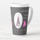 Kapsalon Branding Schaar Latte Mok (Rechterhoek)