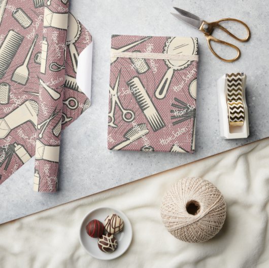 Kapsalon  cadeaupapier (Crafts)