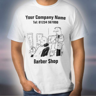 Kapsalon Cartoon om te Personaliseren T-shirt