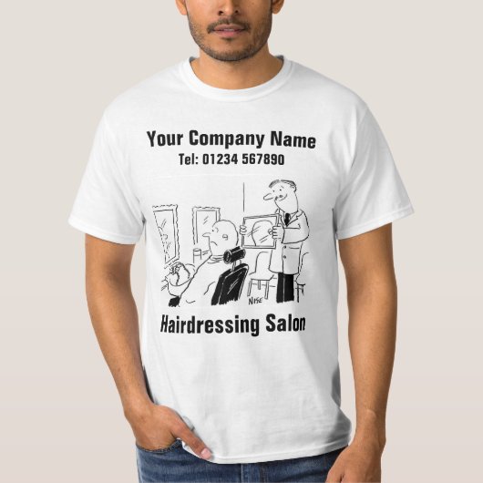 Kapsalon Cartoon T-shirt (Voorkant)