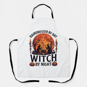 Kapsalon Dag Heks Nacht Halloween Kam Schaar Schort