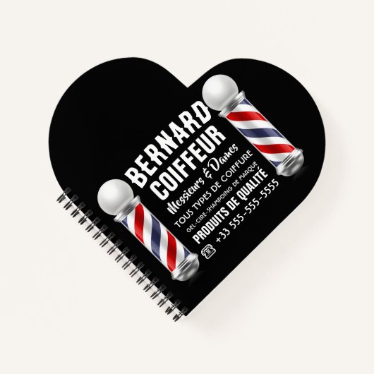 Kapsalon decoratie notitieboek (Voorkant)
