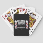Kapsalon decoratie pokerkaarten (Achterkant)