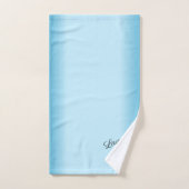 Kapsalon Design Blauw Bad Handdoek (Handdoek)