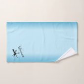 Kapsalon Design Blauw Bad Handdoek (Handdoek)