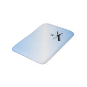 Kapsalon Design Blauw Badmat (Gekanteld)