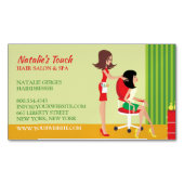 kapsalon dressoir magnetisch visitekaartje (Voorkant)