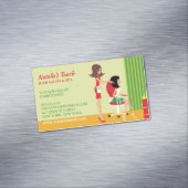 kapsalon dressoir magnetisch visitekaartje (Voorbeeld)