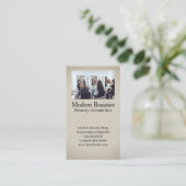 Kapsalon en Make-up Studio Visitekaartje (Staand voorkant)
