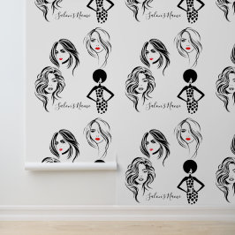Kapsalon en Schoonheidsspecialist Behang