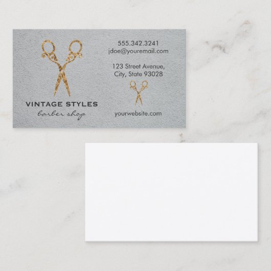 Kapsalon | Fancy Shears Visitekaartje (Voorkant / Achterkant)