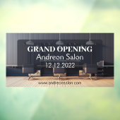 Kapsalon grand opening aangepast algemeen raamsticker (Vel 3)