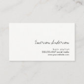 Kapsalon / Haar Visitekaartje (Achterkant)