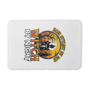 Kapsalon Heks Bij Nacht Vintage Halloween Desi Badmat