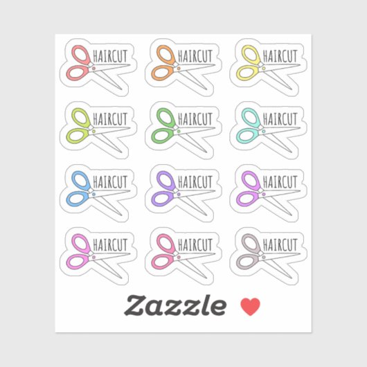 Kapsalon Herinnering Bujo Planner Sticker (Vel)