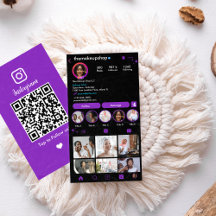 Kapsalon Instagram Paars  | Sociale Media 