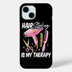 Kapsalon Is Mijn Therapie iPhone 15 Case