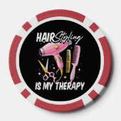 Kapsalon Is Mijn Therapie Poker Chips (Achterkant)