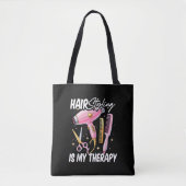 Kapsalon Is Mijn Therapie Tote Bag (Voorkant)