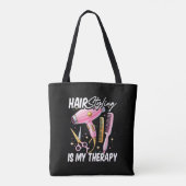 Kapsalon Is Mijn Therapie Tote Bag (Achterkant)