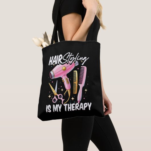 Kapsalon Is Mijn Therapie Tote Bag (Dichtbij)