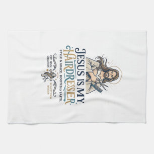 Kapsalon Jezus Kapsalon T-Shirt Inspiratie Theedoek
