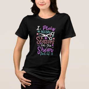 Kapsalon Kapper Cadeau Tri-Blend Shirt