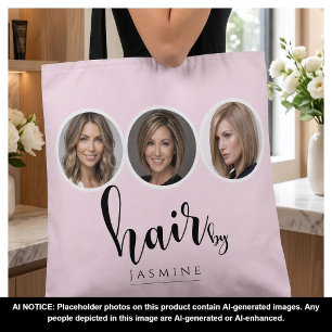 Kapsalon Kapper Elegant Roze 3 Foto Tote Bag