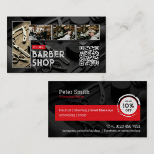 Kapsalon Kapper, Salon, Professionele Kapper Visitekaartje
