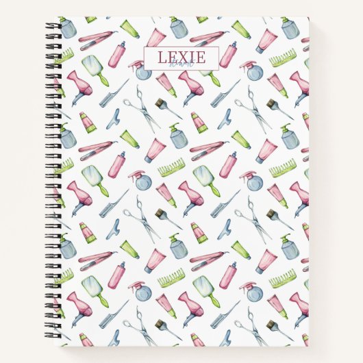 Kapsalon Kapper Schoonheidssalon Maatwerk Notitieboek (Voorkant)