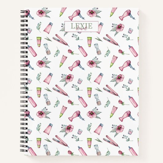 Kapsalon, Kapper Schoonheidssalon Maatwerk Notitieboek (Voorkant)