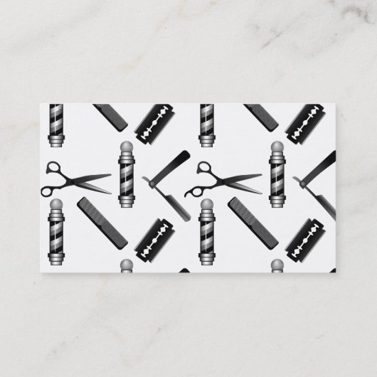 Kapsalon kapper visitekaartje (Achterkant)