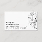 Kapsalon Kapper  Visitekaartje (Achterkant)