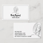 Kapsalon Kapper  Visitekaartje (Voorkant / Achterkant)