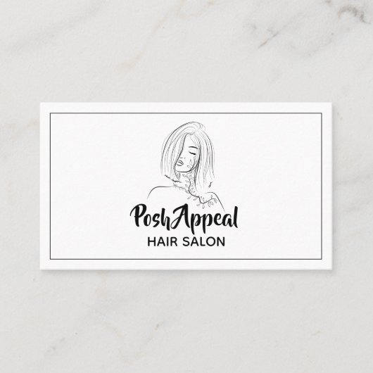 Kapsalon Kapper  Visitekaartje (Voorkant)