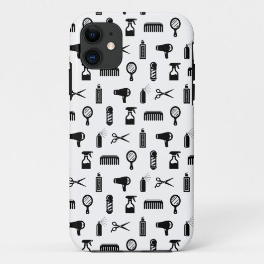 Kapsalon & Kapsalon Kapsalon Patroon AANGEPASTE KL Case-Mate iPhone Case (Achterkant)