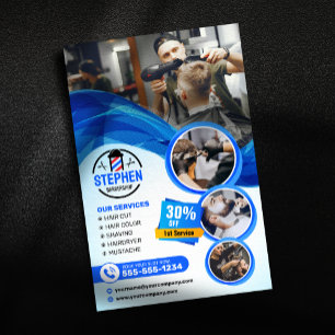 Kapsalon Kapsper Kapper Eye-Catching Flyer