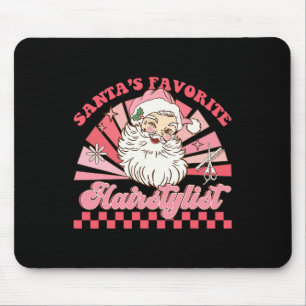 Kapsalon Kerstman Kerst Sint Vintage Xmas Haar Muismat