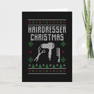 Kapsalon Kerstmis Kaart